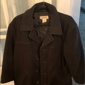 Mens J Crew wool pea coat jacket